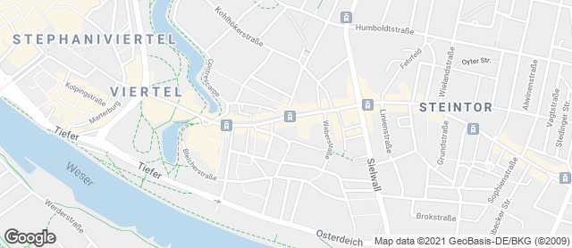 Karte mit Standort von Starke Bäcker Viertel