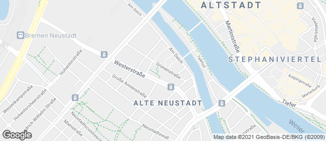 Karte mit Standort von Baalk Backbord Westerstraße
