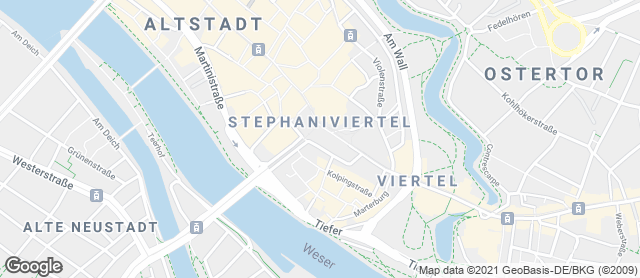 Karte mit Standort von Müller & Egerer Bäckerei und Konditorei GmbH