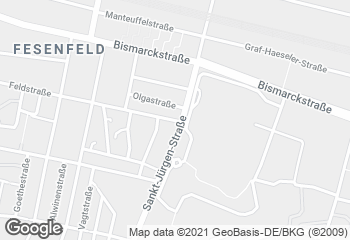 Karte mit Standort von Müller & Egerer Bäckerei und Konditorei GmbH