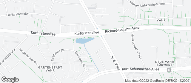 Karte mit Standort von Bäckerei Rolf In der Vahr
