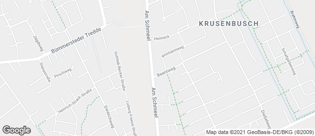 Karte mit Standort von Müller & Egerer Bäckerei und Konditorei NP Krusenbusch OL