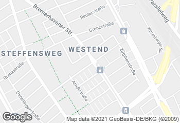 Karte mit Standort von Bäckerei Weymann GmbH & Co. KG