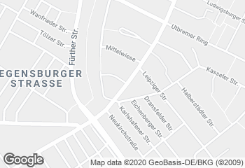 Karte mit Standort von Bäckerei Rolf Hemmstraße