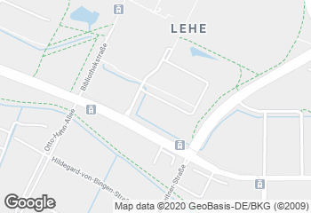 Karte mit Standort von Uni Bremen