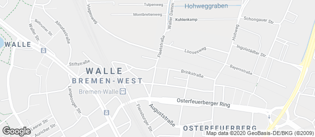 Karte mit Standort von Bäckerei Rolf Fleetstraße