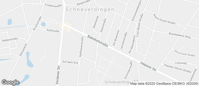 Karte mit Standort von Bahnhofstraße