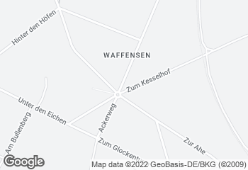 Karte mit Standort von Bäckerei Fricke