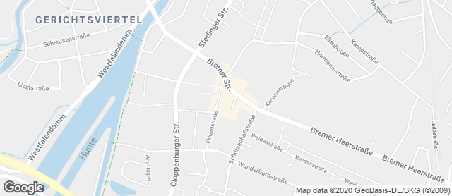 Karte mit Standort von Bremer Straße