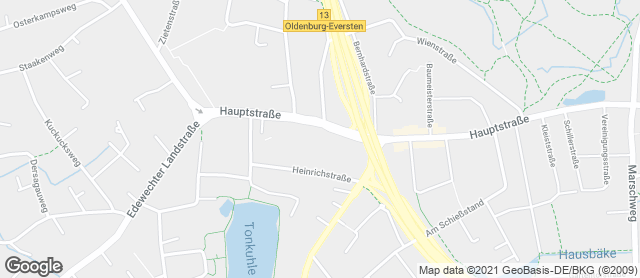 Karte mit Standort von Müller & Egerer Bäckerei und Konditorei REWE-Markt