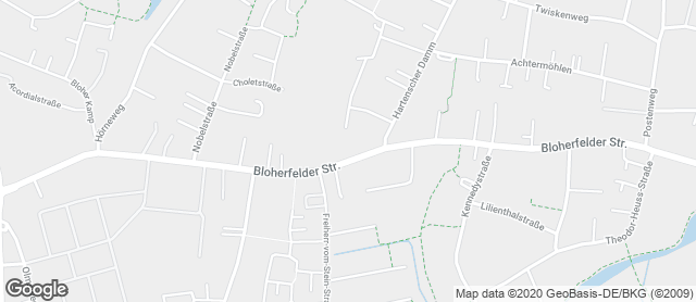 Karte mit Standort von Le Café Bloherfelde