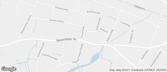 Karte mit Standort von Bruno der Oldenbäcker löffel und bisquit