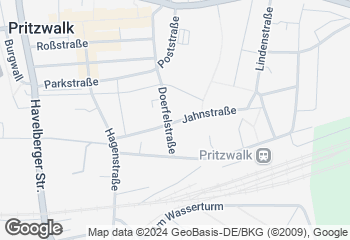 Karte mit Standort von Bäckerei Pickert