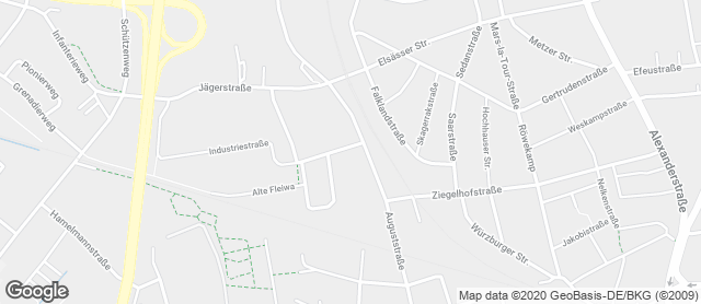 Karte mit Standort von Müller & Egerer Bäckerei und Konditorei EDEKA Ziegelhof