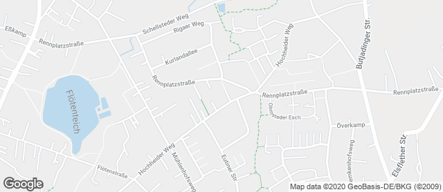 Karte mit Standort von Hochheiderweg