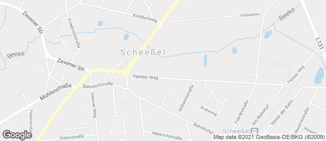 Karte mit Standort von Stadtbäckerei Freitag Gmbh