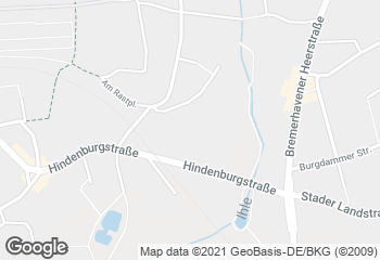 Karte mit Standort von Starke Bäcker Lesum