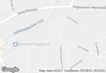 Karte mit Standort von Starke Bäcker Brothalle
