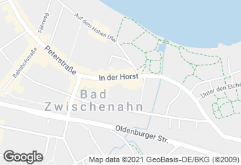 Karte mit Standort von Le Café Bad Zwischenahn