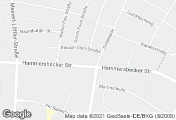 Karte mit Standort von Starke Bäcker Aumund