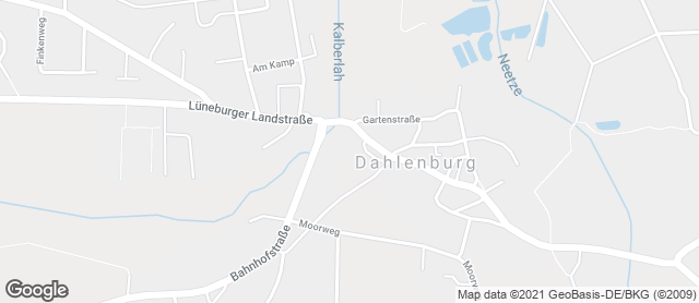 Karte mit Standort von Bäckerei Harms (Filiale Dahlenburg) Im REWE