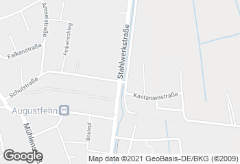 Karte mit Standort von Holzofenbäckerei Ripken Fachgeschäft Augustfehn (im Edeka)