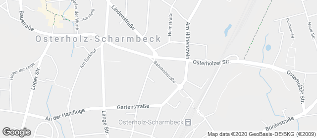 Karte mit Standort von Bäckerei Rolf Bahnhofstraße