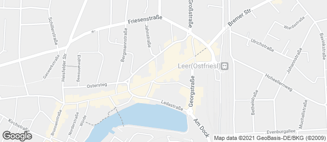 Karte mit Standort von Bäckerei Hoppmann KG