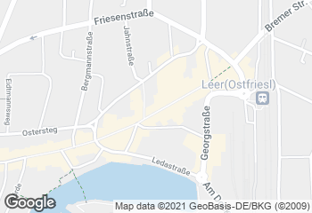 Karte mit Standort von Bäckerei Hoppmann KG