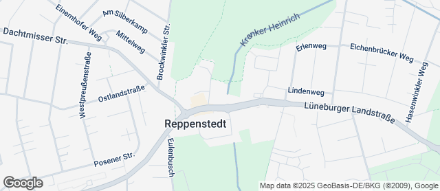 Karte mit Standort von Bäckerei und Konditorei Hesse GmbH