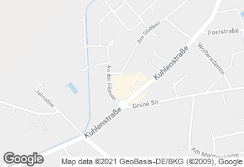 Karte mit Standort von Bäckerei-Konditorei Schultze-Mühlenfeld