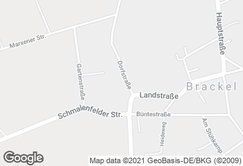 Karte mit Standort von Bäckerei Schröder