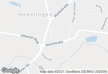 Karte mit Standort von Bäckerei Steffens Backkunst