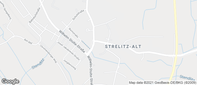 Karte mit Standort von Unser Bäcker Reinhold GmbH - AltStrelitz