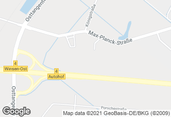 Karte mit Standort von Dat Backhus OBI Winsen/Luhe