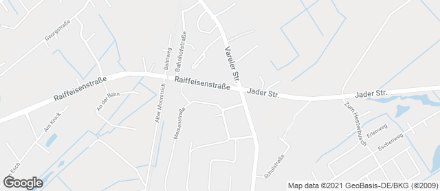 Karte mit Standort von Müller & Egerer Bäckerei und Konditorei EK Center Jaderberg