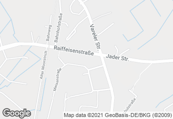 Karte mit Standort von Müller & Egerer Bäckerei und Konditorei EK Center Jaderberg