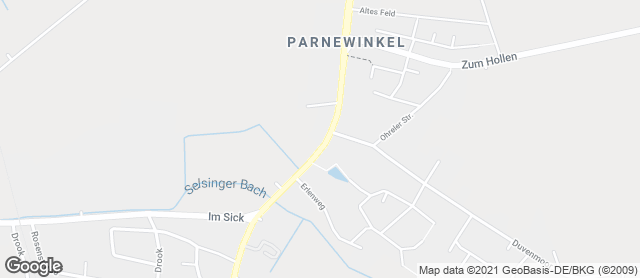 Karte mit Standort von Bäckerei Steffens Backkunst