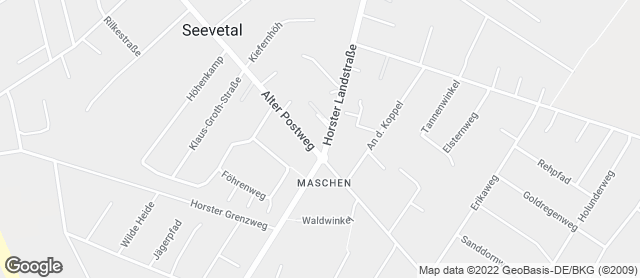 Karte mit Standort von Soetebiers Dorfbäckerei Maschen