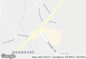 Karte mit Standort von Dat Backhus Nenndorf/Rosengarten