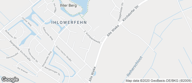 Karte mit Standort von Lorenz Bäcker Victorbur GmbH (Combi Ihlow)