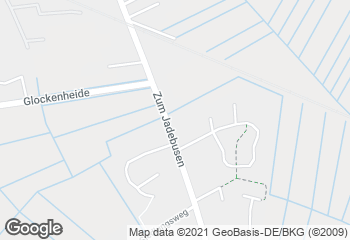 Karte mit Standort von Bäckerei Fröllje Dangastermoor