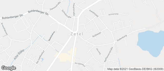 Karte mit Standort von Bäckerei-Konditorei Schultze-Mühlenfeld