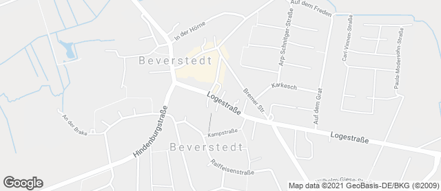 Karte mit Standort von Bäckerei Rohde