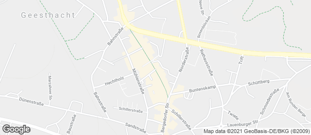Karte mit Standort von Dat Backhus Geesthacht/Bergedorferstraße