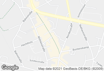 Karte mit Standort von Dat Backhus Geesthacht/Bergedorferstraße