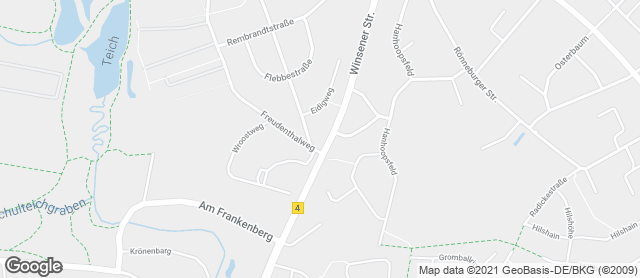 Karte mit Standort von Bäckerei Weiss