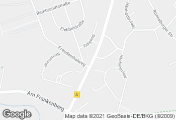 Karte mit Standort von Bäckerei Weiss