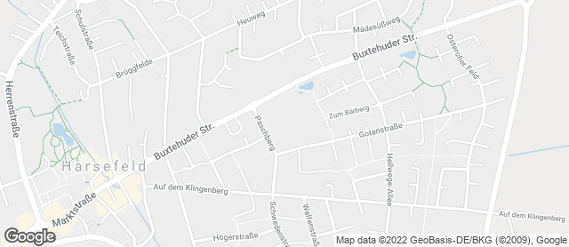 Karte mit Standort von Bäckerei/Konditorei H. von Allwörden GmbH