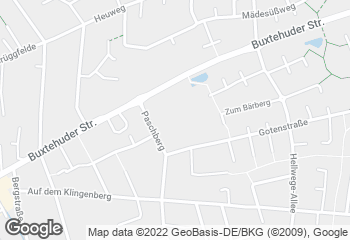 Karte mit Standort von Bäckerei/Konditorei H. von Allwörden GmbH